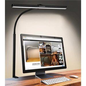 LED Desk Lamp for Office Home Gaming Lamp 25 Lighting Modes Adjustable Flexible